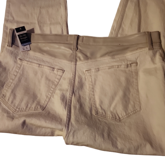 NWT Mens Abercrombie &Fitch off white Jeans 36x22 - Picture 6 of 6